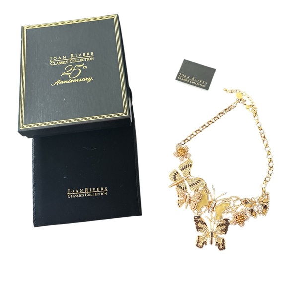 Joan Rivers Jewelry - Joan Rivers Limited Edition Crystal Butterfly Statement Necklace